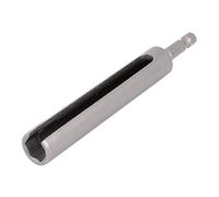sourcing map 120mm 5" longueur 10mm écrou crénelé pilote extension douille embout