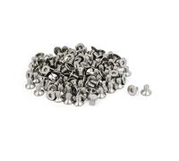 sourcing map 120pcs Vis à Tête Fraisée Plate à Six Pans Creux Vis à Douille Hexagonale Boulon M3x5mm en Acier Inoxydable 304 DIN7991