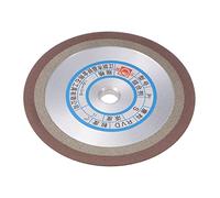 sourcing map 125mm Diamant Meule Meule 13mm Alésage 150 Grain Carbure Métal