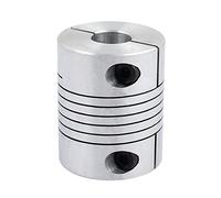 sourcing map 12mm à 15mm Accouplement d'arbre 40mm Longueur 32mm Diamètre Coupleur de moteur pas à pas Connecteur de joint en alliage d'aluminium pour imprimante 3D CNC Machine DIY Encodeur