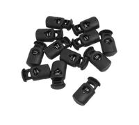 sourcing map 12pcs Arrêt de Cordon Serrure de Cordon Verrou de Cordon à Ressort bloqué Cordon Glisser Cordon pour Vêtement Sac Lacet Camping en plastique de 4 mm de diamètre
