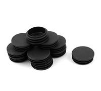 sourcing map 12pcs Bouchon Pied de Chasie Embout Capuchon Jambe Tube Insert Table Meuble Protection 45mm diamètre ronde plastique