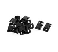 sourcing map 12pcs Boucle Attache Sangle Sac à dos bandoulière Boucle à déclenchement latéral en plastique 11mm