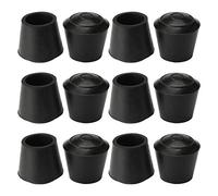 sourcing map 12pcs Embout Pied Chaise Bouchon Tampon Capuchon Protection Jambe Meuble Plancher en Caoutchouc Diamètre Intérieur 16mm