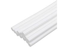 sourcing map 12pcs Mini bâtons de colle chaude 300 mm x 11 mm pour pistolets à colle blanc