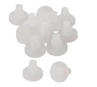 SOURCING MAP 12Pcs Pied de meuble Bouchon Cache trou PVC Tampon à tige Table en verre Patin 7mm Diamètre tige