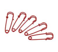 sourcing map 12pcs Trombone Épingles de Sûreté 1.57 Pouce Grand Trombone Métal Couture Épingles pour Draps Jupes Artisanats Trombone Broche Fabrication Rouge
