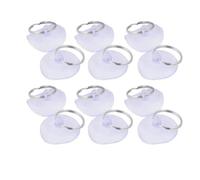 sourcing map 12Pcs Ventouses Crochet Anti-Collision en PVC pour Verre Salle de Bain Serviette Coussinet Bleu Clair 40 mm de diamètre