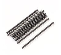 sourcing map 13 Pièces 40 Broches 2mm Épaisseur Simple Rangée Droit Header Connecteur Panneau Barre