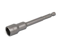 sourcing map 13mm Douille Visseuse Douille tournevis hexagonale métrique magnétique Pour vissage dévissage écrous Gris argenté
