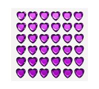 sourcing map 144 Pcs Coeur Strass 10mm Gemmes Autocollants Sombre Violet | Auto Adhésif, Bijoux Autocollants pour Valentine Maquillage, Arts & Artisanat, DIY, Bijoux Fabrication