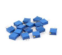 sourcing map 15 PCS 3296W 10K Ohm potentiomètre multitours Pot résistance variable