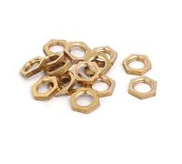 sourcing map 15 pcs1/8BSP femelle en laiton filetage écrou contre-écrou raccord tuyau.