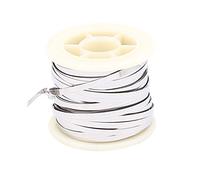 sourcing map 15M 49FT 0,2X3mm fil chauffant plat Nichrome pour éléments chauffants