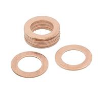 sourcing map 15mm Dia Interne rondelle cuivre Location Télé plaque étanchéité joint 10pcs