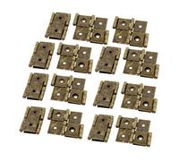 sourcing map 15pcs Charnière Boîte à bijoux 46mmx54mm Couleur Bronze