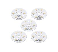sourcing map- 15pcs COB LED luminaire Perle 3W 120lm 3000-3200K 40mm 9-11VDC, Chaud Blanc