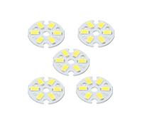 sourcing map- 15Pcs COB LED luminaire Perle 3W 120lm 6000-6500K 23mm 9-11VDC, Blanc