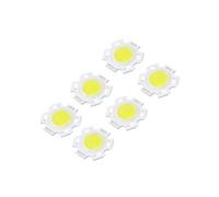 sourcing map- 15pcs COB LED luminaire Perles 20mm 3W 260mA, Blanc