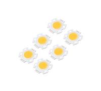 sourcing map- 15pcs COB LED luminaire Perles 20mm 3W 260mA, Chaud Blanc
