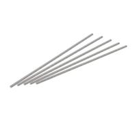 sourcing map 15Pcs M3 x 130mm Tige Filetée Entièrement 304 Inox Acier Droite Fil À La Main M3-0,5 Fil Pas