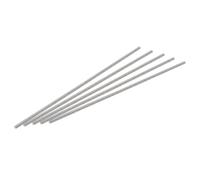 sourcing map 15Pcs M3 x 150mm Tige Filetée Entièrement 304 Inox Acier Droite Fil À La Main M3-0,5 Fil Pas