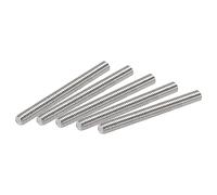 sourcing map 15Pcs M3 x 30mm Tige Filetée Entièrement 304 Inox Acier Droite Fil À La Main M3-0,5 Fil Pas