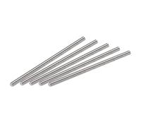 sourcing map 15Pcs M3 x 60mm Tige Filetée Entièrement 304 Inox Acier Droite Fil À La Main M3-0,5 Fil Pas