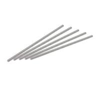 sourcing map 15Pcs M3 x 90mm Tige Filetée Entièrement 304 Inox Acier Droite Fil À La Main M3-0,5 Fil Pas
