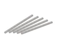 sourcing map 15Pcs M6 x 100mm Tige Filetée Entièrement 304 Inox Acier Droite Fil À La Main M6-1.0 Fil Pas