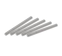 sourcing map 15Pcs M6 x 70mm Tige Filetée Entièrement 304 Inox Acier Droit Main Fil M6-1.0 Fil Pas
