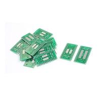 sourcing map 15pcs PCB Plaque imprimé Adaptateur SOP28 TSSOP28 0.65mm 1.27mm DIP 2.54mm