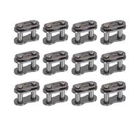 sourcing map 16Pcs Chaîne Maître Connecteur Lien Rouleau, 1/2" Pas Carbone Acier, Standard Connexion Diviser Liens pour 08B Chaîne