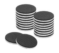 sourcing map 18 pièces patins en feutre et EVA pour meubles, 1 5/8" (40mm) ronds protecteurs de pieds de meubles pour sols en bois auto-adhésifs pour protéger les parquets, pieds de table et pieds de