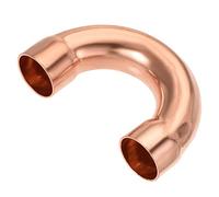 sourcing map 180 Degré Retour Courbure Cuivre Raccord Soudé Coude Connexion 5/8 Pouce ID pour HVAC Réfrigération