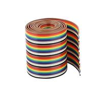 sourcing map 1m long broche 40 1 27 mm conducteurs câble plat fil IDC