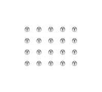 sourcing map 1mm Billes Acier Chrome pour Roue Vélo Moyeu VTT Roulement à Billes Précision Billes G25 100pcs