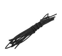 sourcing map 1mm de diamètre 2 mètres noir thermorétractable polyoléfine Tubes thermorétractables