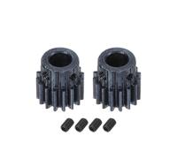 sourcing map 1Mod 16T Pignon Engrenage 8mm Alésage Acier trempé Moteur Crémaillère Éperon Engrenage avec Étape pour RC Voiture Camion Entraînement Engrenage Buggy, 2 Ensemble