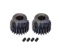 sourcing map 1Mod 22T Pignon Engrenage 8mm Alésage Acier trempé Moteur Crémaillère Éperon Engrenage avec Étape pour RC Voiture Camion Entraînement Engrenage Buggy, 2 Ensemble