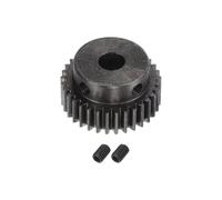 sourcing map 1Mod 33T Pignon Engrenage 8mm Alésage Acier trempé Moteur Crémaillère Éperon Engrenage avec Étape pour RC Voiture Camion Entraînement Engrenage Buggy