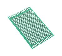 sourcing map 1pcs 7x10cm Double-face Carte de Prototypage PCB Prototype Plaque Circuit Imprimé Universelle pour Bricolage Soudure Électronique Projets Pratique Test Circuit