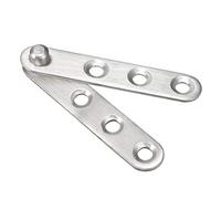 sourcing map 1pcs Charnière Pivot Porte Acier Inox 360 Degré Tournante 60mmx11mm