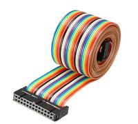 sourcing map 1pcs Ruban multicolore broches 26 IDC fil Télévision Flexible 128cm 2,54mm