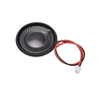 Sourcing map 1W 8 Ohms DIY Haut-parleur Magnétique 28mm Forme Ronde Remplacement Haut-parleur avec PH2.0/1,25 mm-2P Terminal Line pour Électronique