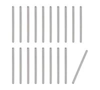 sourcing map 1x20mm Goujons Goupilles, 20pcs 304 Inox Acier Rond Tête Plat Chanfreiné Terminal Cheville Broche Bois Superposé Lit Étagère Chevilles Support Étagères Attacher Éléments