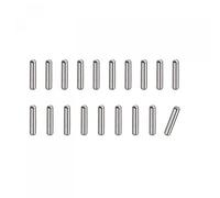 sourcing map 1x4mm Goujons, 100pcs 304 Inox Acier Rond Tête Plat Chanfreiné Terminal Goupille Bois Couchette Lit Étagère Chevilles Support Étagères Jeûne Éléments