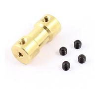 sourcing map 2.3mm x 2mm RC Modèle Laiton Joint Moteur Arbre Couplage Connecteur