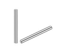 sourcing map 2.5 x 25mm(Environ 3/32") Goupille 304 INOX Acier Chevilles Support Étagères 30Pcs