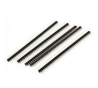 sourcing map 2.54 mm Espacement 40P Droit Mâle Rond PCB Broche Entête 5Pcs